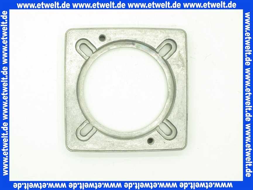 24505001237 Weishaupt Brennerflansch WL5-PA D80/90