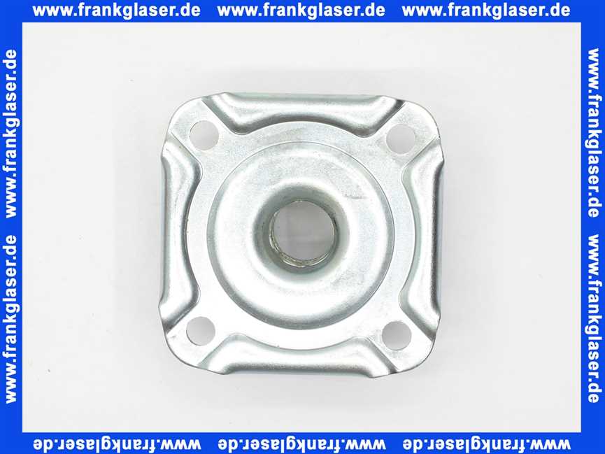 40111001252 Weishaupt Gewindeflansch G 3/4 für Temperaturfühler Profildichtung