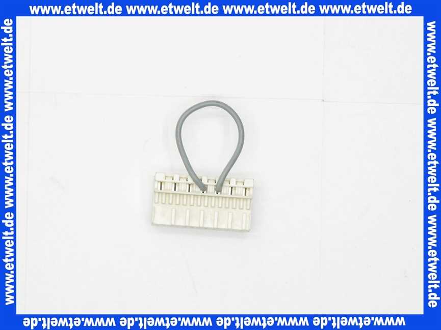 40311022042 Weishaupt Schaltbrücke grau POS. X2.15 7-POLIG