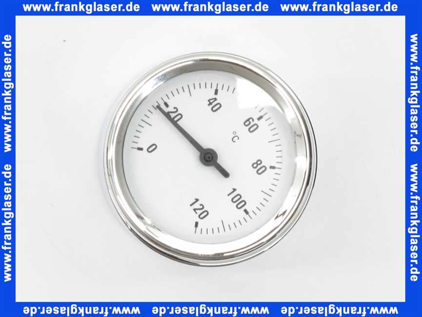 40900004507 Weishaupt Thermometer 0-120Cel. Dm.51mm Fühler Dm.5 x 83mm