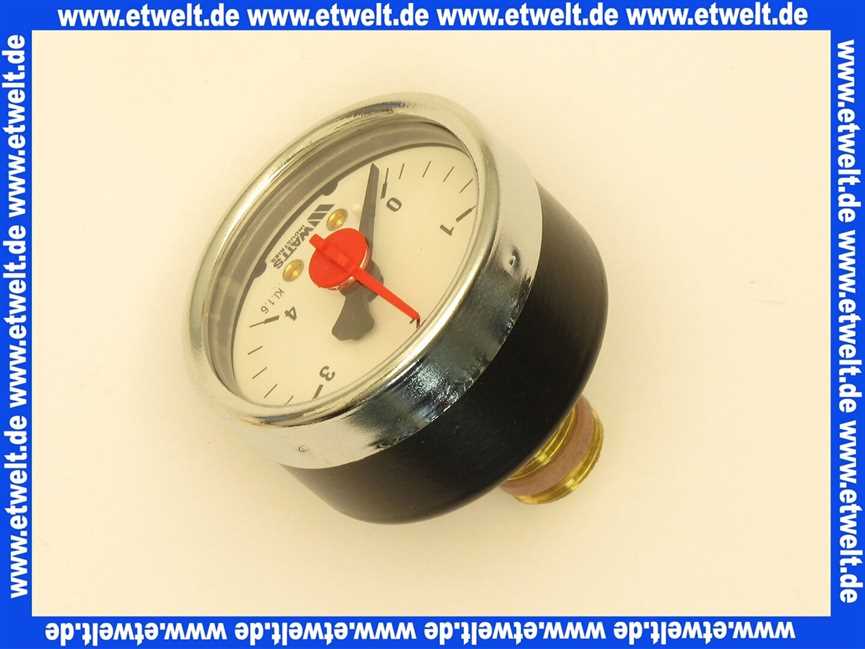 40900005177 Weishaupt Manometer 4 bar