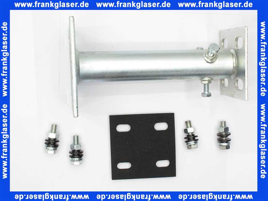 40900006122 Weishaupt Standkonsole für Verteiler WHV Höhe 285 bis 480 mm (1 Stück)