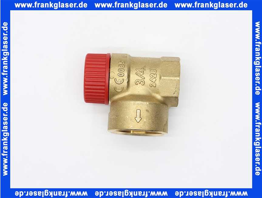 40900006787 Weishaupt Sicherheitsventil 3bar DN20 Rp 3/4 x Rp 1 (Nachfolgeartikel)