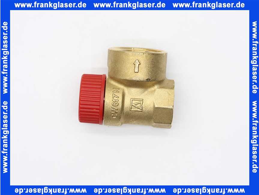 40900006787 Weishaupt Sicherheitsventil 3bar DN20 Rp 3/4 x Rp 1 (Nachfolgeartikel)