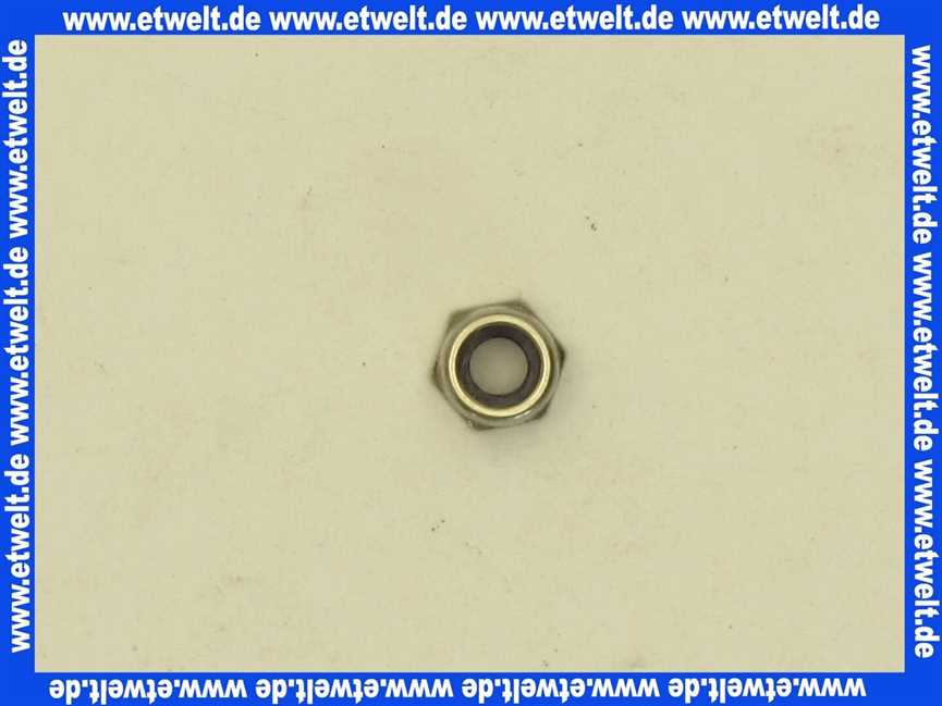 411105 Weishaupt Sechskantmutter M 4 DIN 985 A4-70