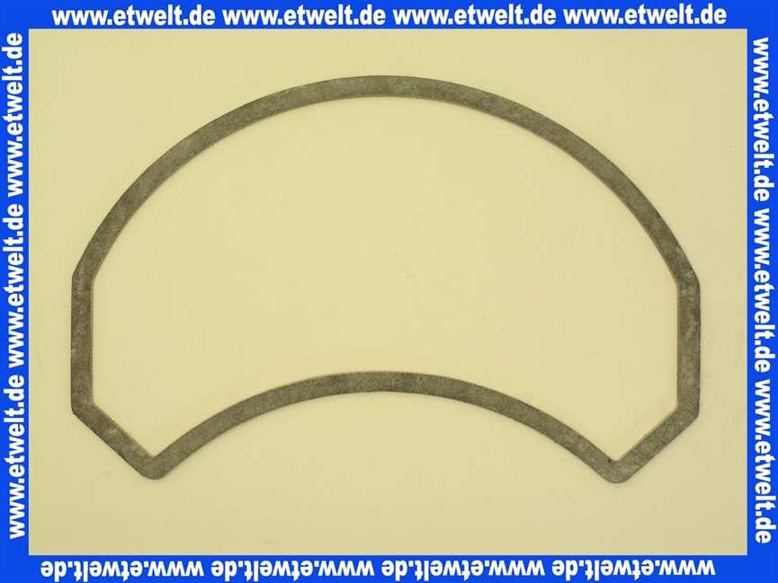 41115001377 Weishaupt Dichtung Abgassammler Deckelplatte WTU 15-20