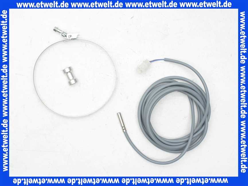 41115022152 Weishaupt Vorlauffühler Ni 1000 (WRS-Steuerung) mit Stecker Nr. 11 (Anlege-/Tauchfühler)