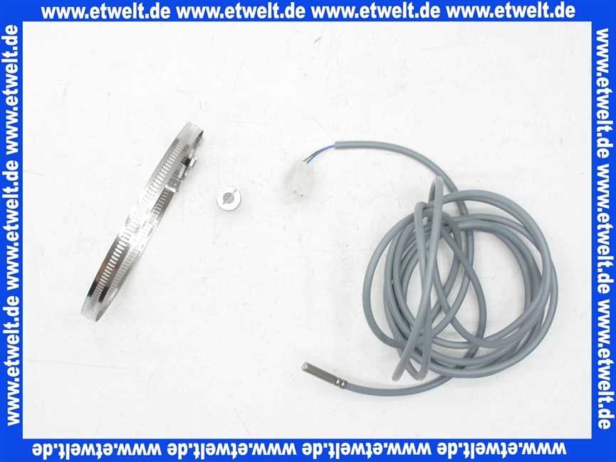 41115022152 Weishaupt Vorlauffühler Ni 1000 (WRS-Steuerung) mit Stecker Nr. 11 (Anlege-/Tauchfühler)