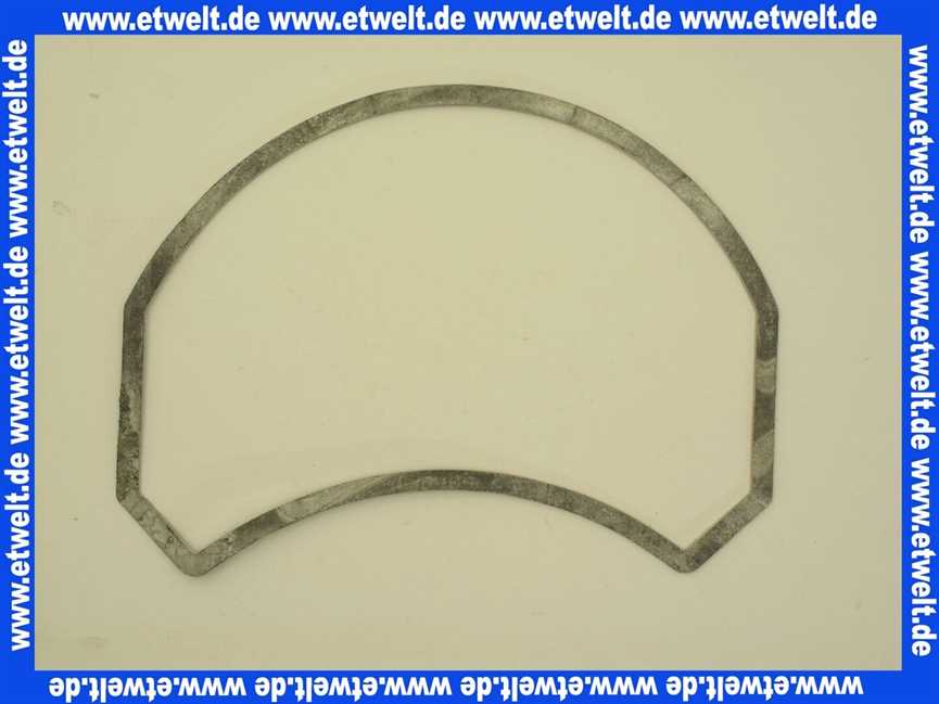 41125001377 Weishaupt Dichtung Abgassammler Deckelplatte WTU 25-30