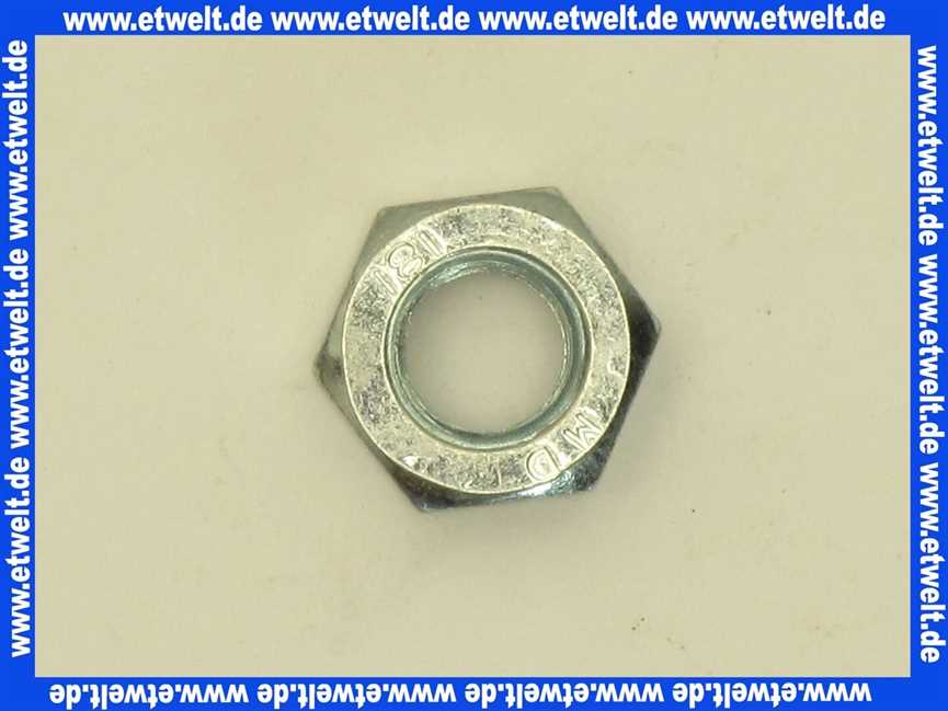 411502 Weishaupt Sechskantmutter M10 DIN 934 -8
