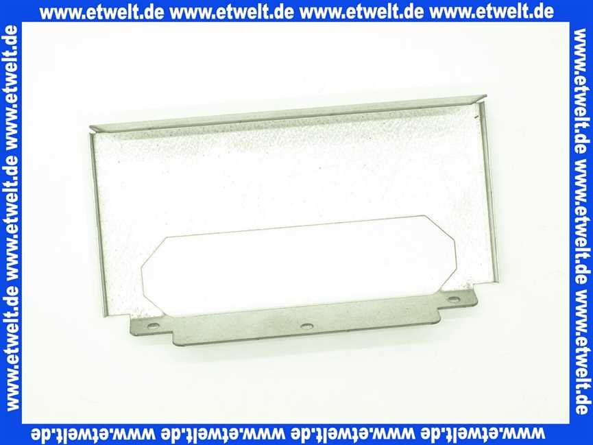 45021001017 Weishaupt Leitblech Strömungs- sicherung WTG 14 N-Gas