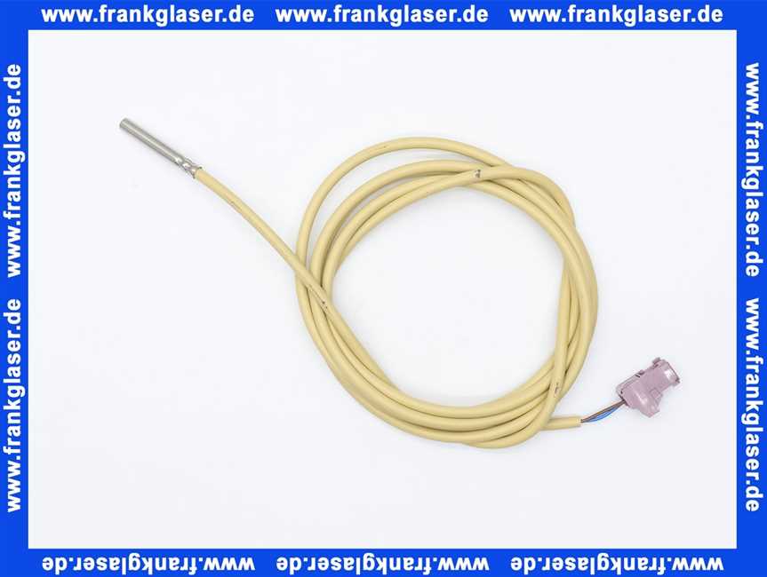 45111022772 Weishaupt Kesselfühler Ni 1000 QAZ 21 mit Stecker Nr. 7 violett Kabellänge 0,9 m