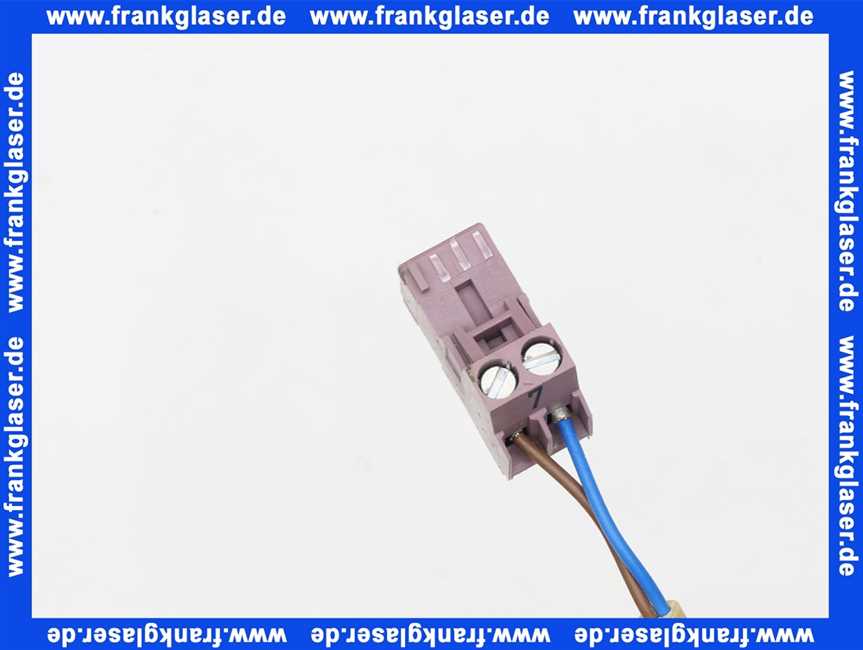 45111022772 Weishaupt Kesselfühler Ni 1000 QAZ 21 mit Stecker Nr. 7 violett Kabellänge 0,9 m