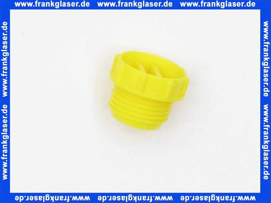 452889 Weishaupt Stopfen G 3/8 GPN 700 gelb