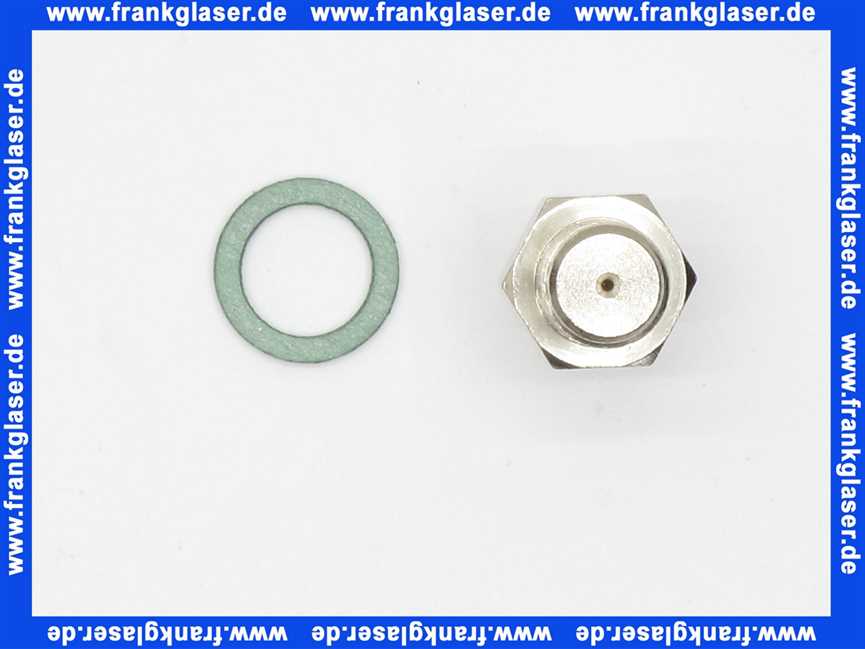 453001 Weishaupt Druckmessnippel G 1/8 A mit Dichtring