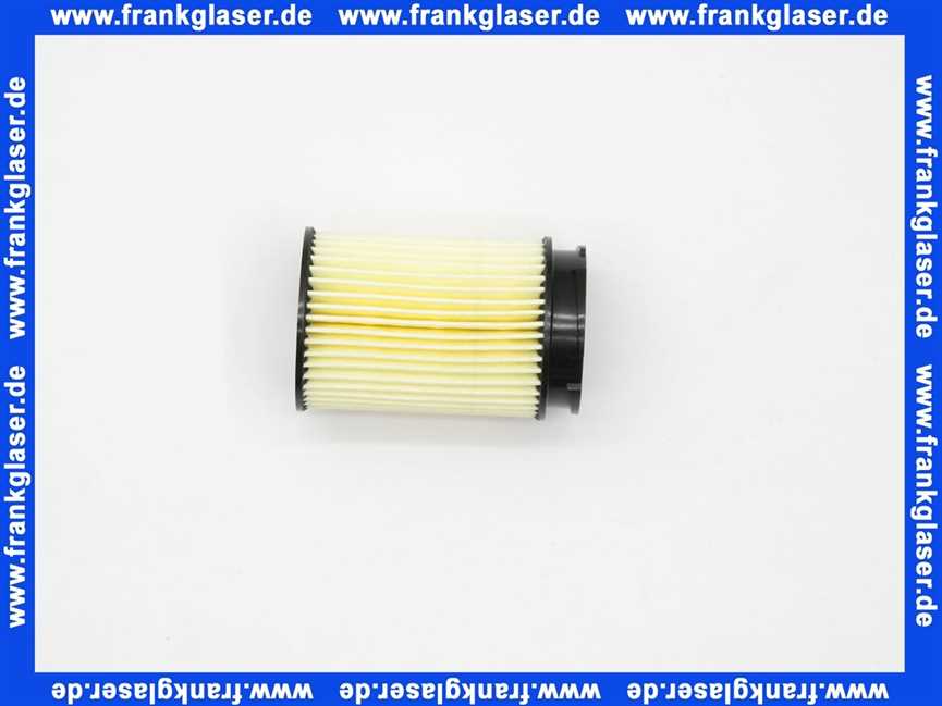 Weishaupt Filtereinsatz Typ MS-5 20-35Ám f.Heizöl- filter FloCo-Top-1K, Bajonettverschluss 46201130797