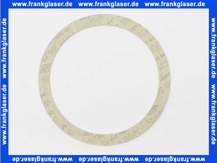 47110001047 Weishaupt Flanschdichtung WAV100 129,3 X 108 X 3 Uni blau