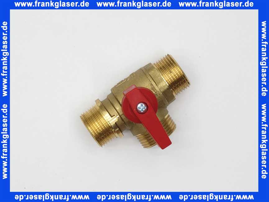 48000007807 Weishaupt Kugelhahn 3/4 HK-Vorlauf rot