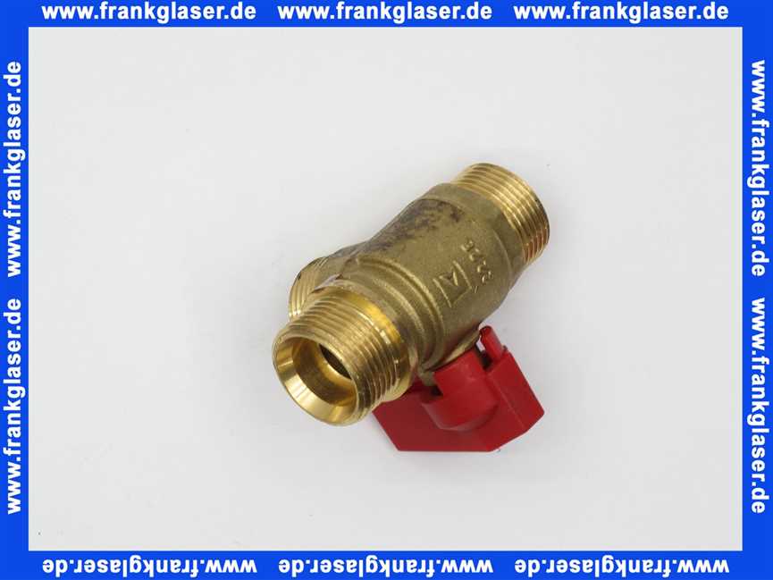 48000007807 Weishaupt Kugelhahn 3/4 HK-Vorlauf rot