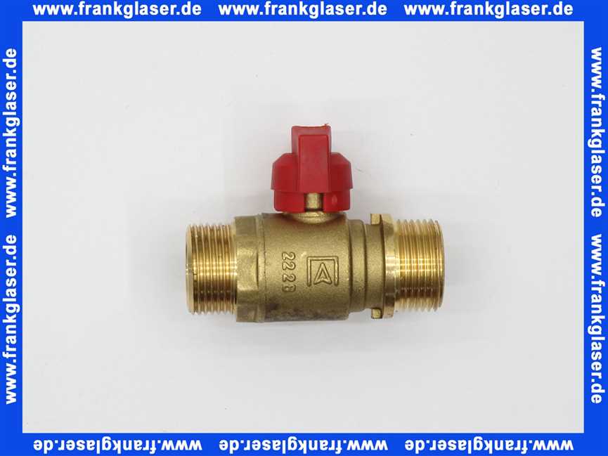 48000007807 Weishaupt Kugelhahn 3/4 HK-Vorlauf rot