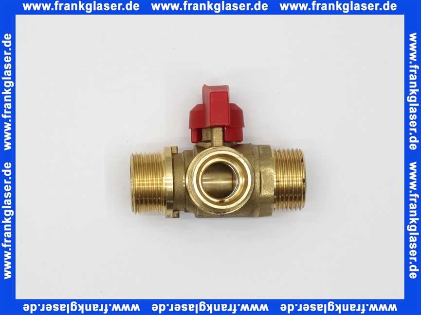 48000007807 Weishaupt Kugelhahn 3/4 HK-Vorlauf rot