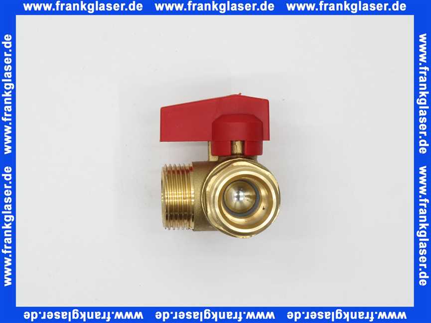 48000007807 Weishaupt Kugelhahn 3/4 HK-Vorlauf rot