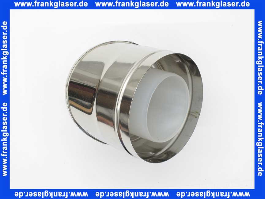 48000009472 Weishaupt Bogen INOX/PP DN 125/80 45 Grad für Außenwand-Montage oder im Gebäude