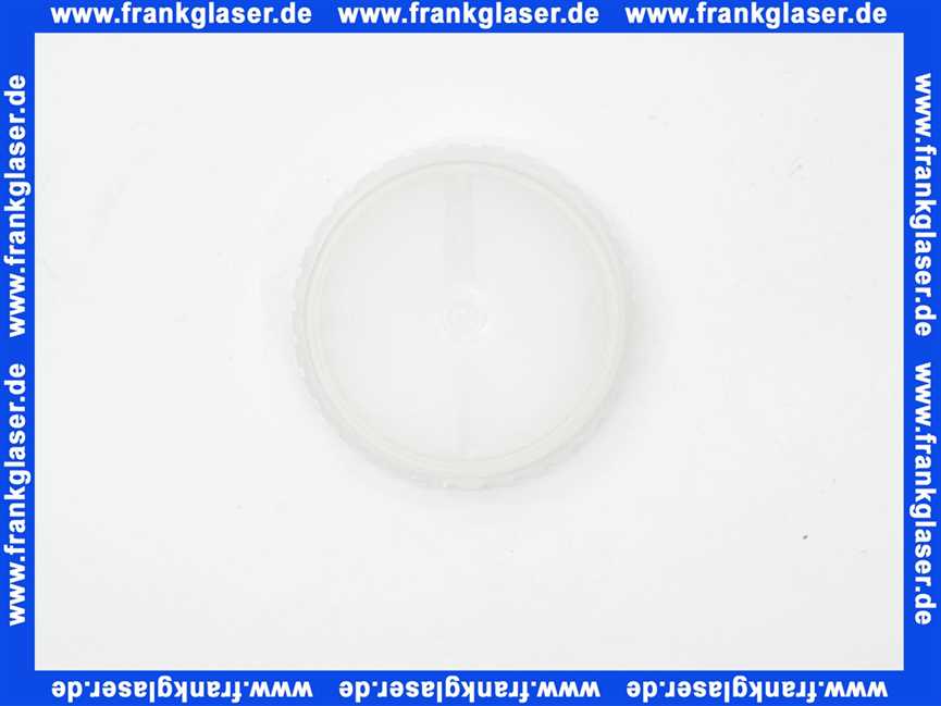 48000010287 Weishaupt Revisionsdeckel PP DN 80 abgedreht