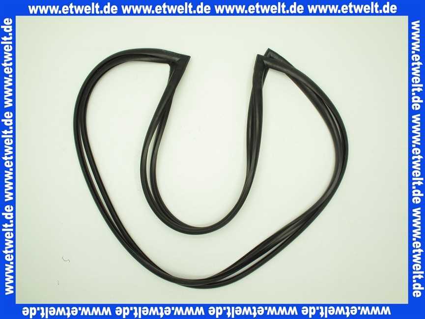 48001000137 Weishaupt Glashalte-Gummirahmen WTS-F1