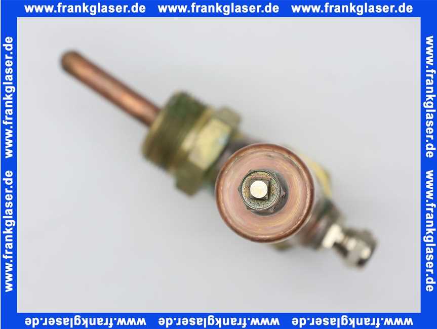 48003000067 Weishaupt Entlüftungsflasche M26x1,5AxM26x1,5I mit Tauchhülse, Anbau Kollektor WTS-F2