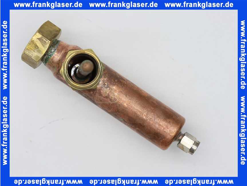 48003000067 Weishaupt Entlüftungsflasche M26x1,5AxM26x1,5I mit Tauchhülse, Anbau Kollektor WTS-F2