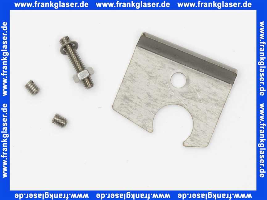 48010000072 Weishaupt Reparatur-Set Befestigung Zünd- und Ionisationselektrode WTC