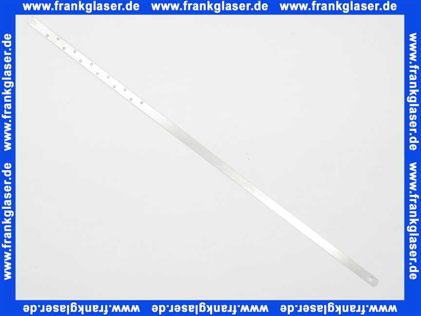 48100000717 Weishaupt Reinigungsklinge 400 lang Wärmetauscher WTC 45/60-A