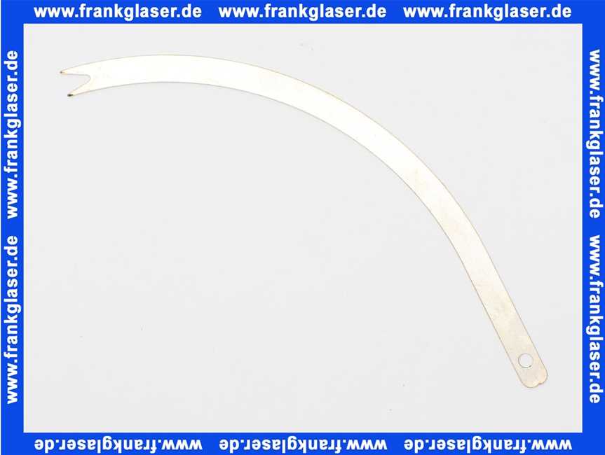 48100000747 Weishaupt Reinigungsklinge gebogen Wärmetauscher WTC 15/25/32-A