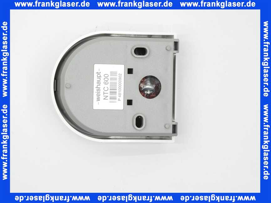 48100000902 Weishaupt Außenfühler NTC 600 für WTC/WRS mit Befestigungsset