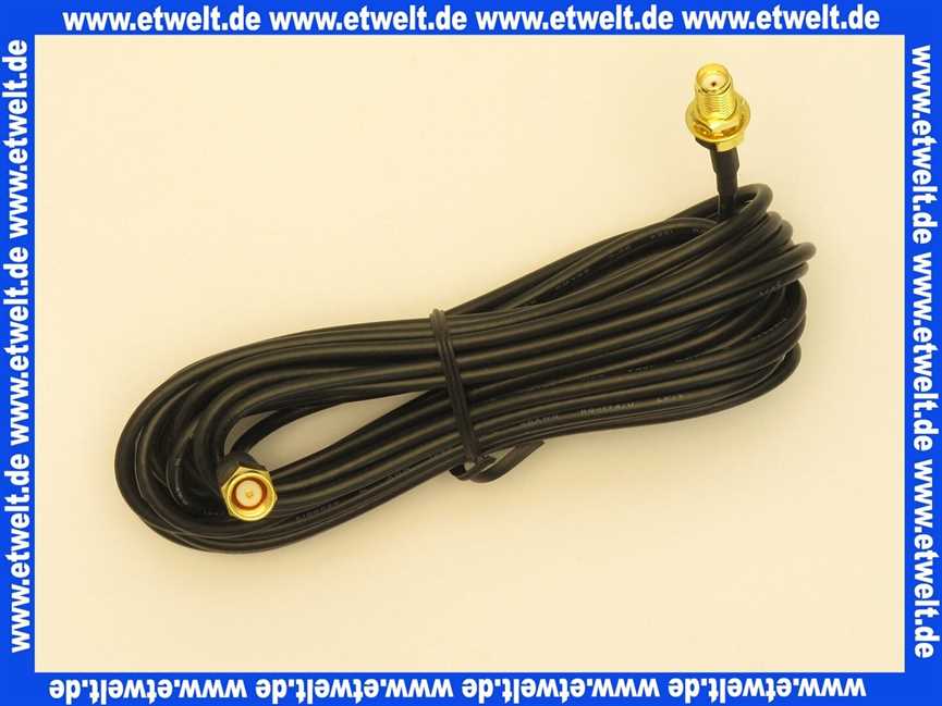 48100001117 Weishaupt Verlängerungsleitung 5 m für GSM- und stationäre Außen-Antenne
