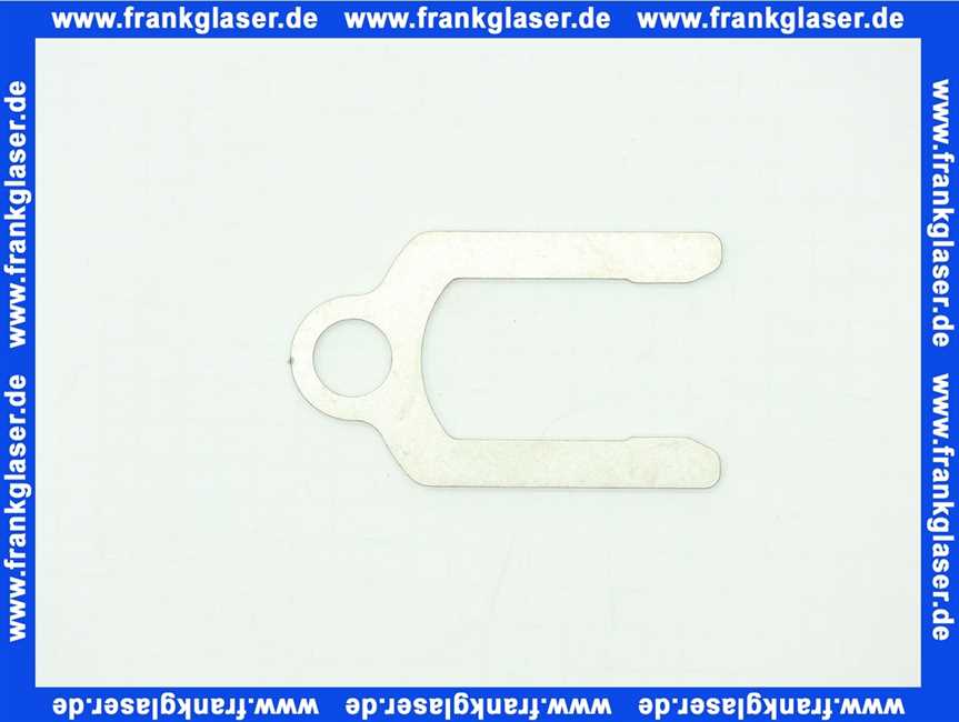 48101140147 Weishaupt Sicherungsblech Vorlaufrohr Sicherungsclip