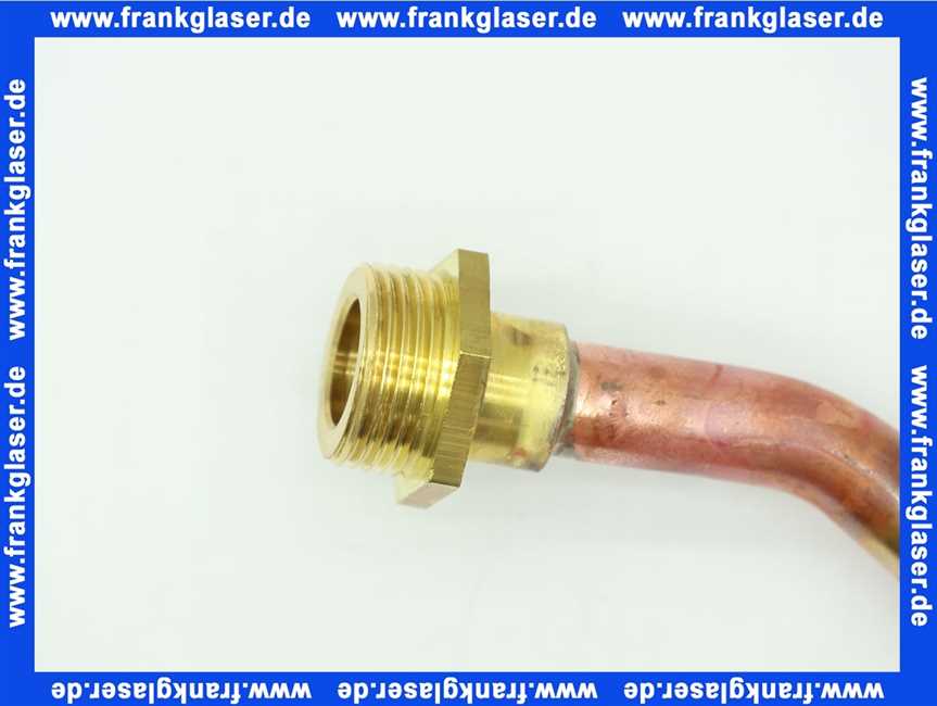 48101240052 Weishaupt Anschlussrohr Vorlauf Speicher WTC 15/25-A-W