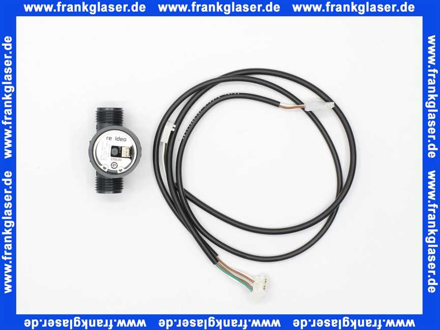 48111340122 Weishaupt Wasserströmungssensor WTC 25-A Ausf. C mit Steckerkabel - Ersatzteil -