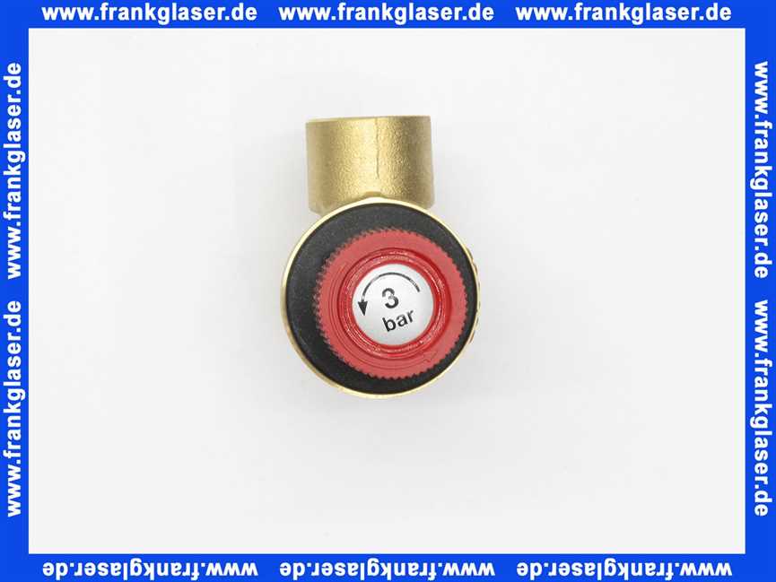 48121140027 Weishaupt Sicherheitsventil 1/2 3 bar mit O-Ring