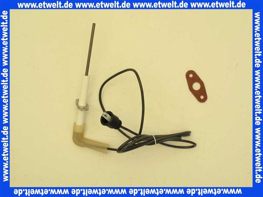 48140130042 Weishaupt Ionisationselektrode WTC 45/60-A mit Anschlusskabel