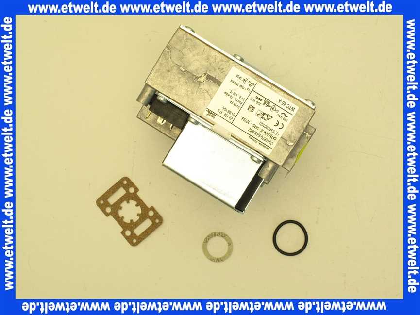 48140130222 Weishaupt Compakt-Gaskombiventil WTC 45-A mit Dichtungen u. O-Ring - Ersatzteil -