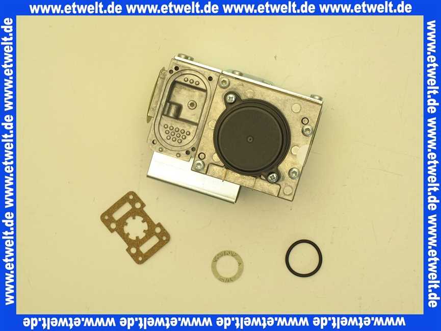 48140130222 Weishaupt Compakt-Gaskombiventil WTC 45-A mit Dichtungen u. O-Ring - Ersatzteil -