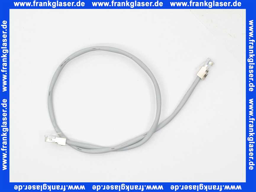 48300000237 Weishaupt CAN-Bus-Leitung RJ11 0,6 m lang 4-polig, geschirmt