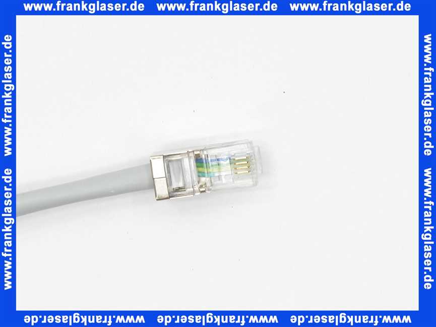 48300000237 Weishaupt CAN-Bus-Leitung RJ11 0,6 m lang 4-polig, geschirmt