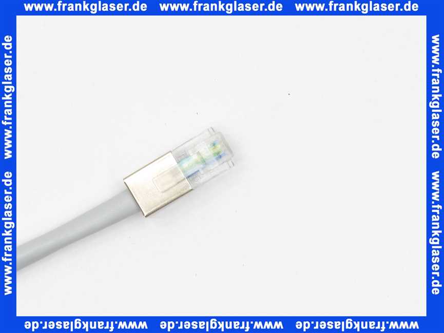 48300000237 Weishaupt CAN-Bus-Leitung RJ11 0,6 m lang 4-polig, geschirmt