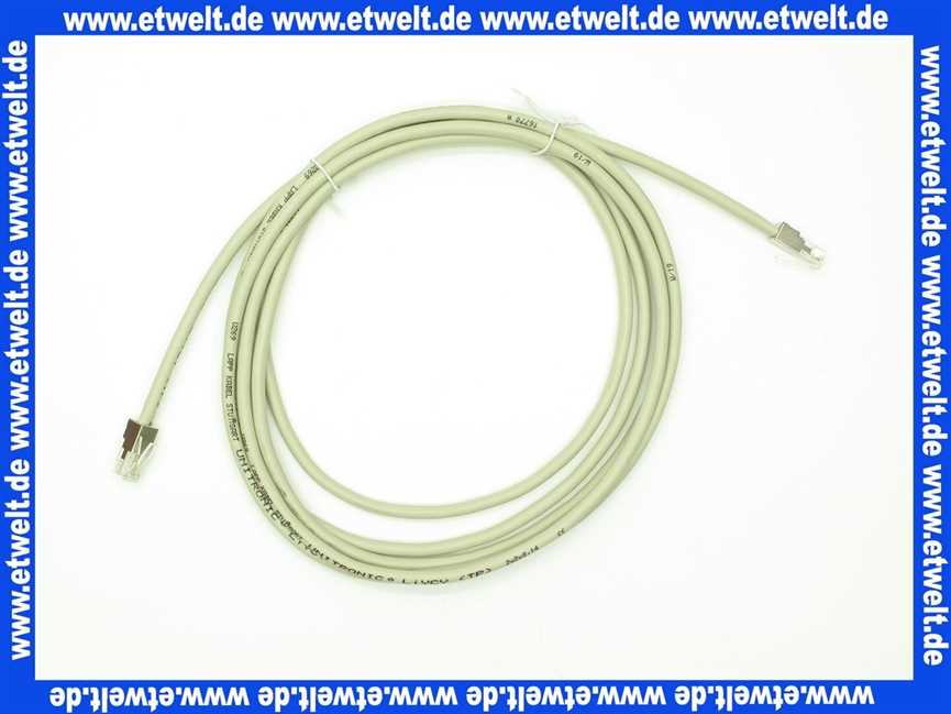 48300000287 Weishaupt CAN-Bus-Leitung RJ11 7 m lang 4-polig, geschirmt