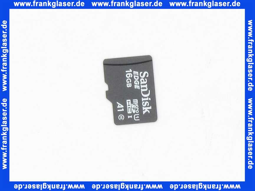 Weishaupt SD-Karte WEM-Systemgerät - Ersatzteil - 48301122202