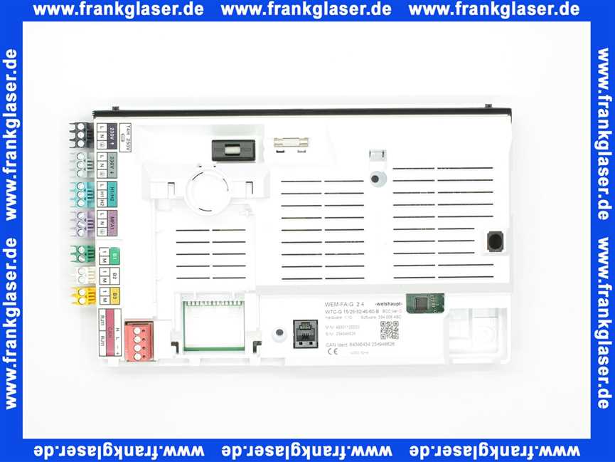Weishaupt WEM-FA-G 2.0 Kassette (Ersatzplatine) WTC-G-B Ausf.H,H-0,W,C,K,S Kodierstecker 48301122232