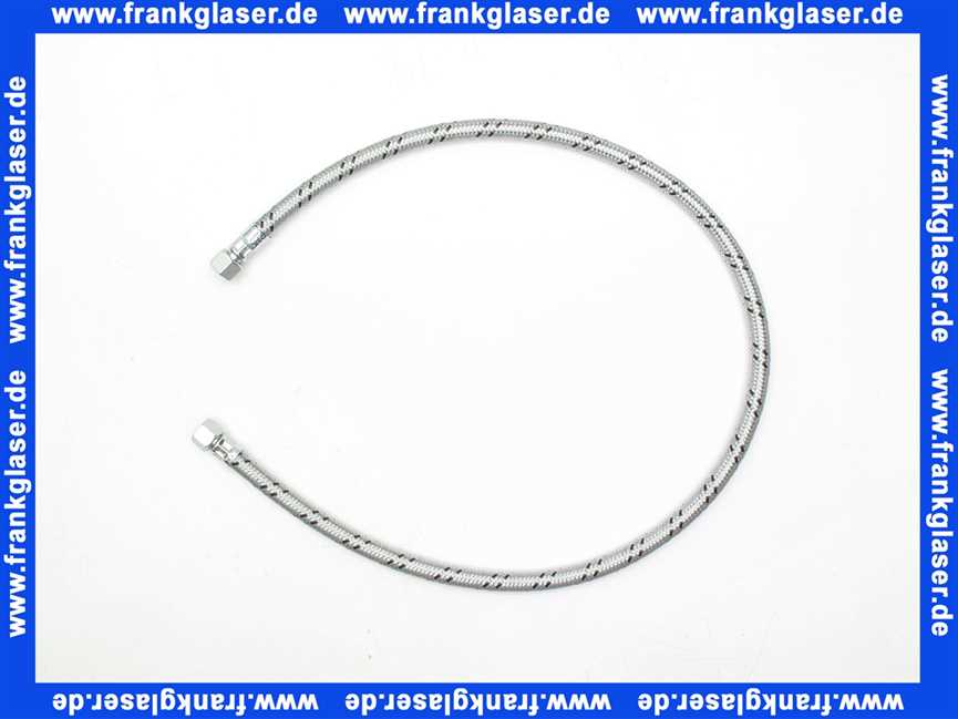 491011 Weishaupt Ölschlauch DN 8 1000 mm lang, beidseitig Überwurfmutter G 3/8